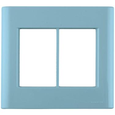 Imagem de Placa 6 Postos 4x4 Tramontina Giz Azul Jeans Tramontina