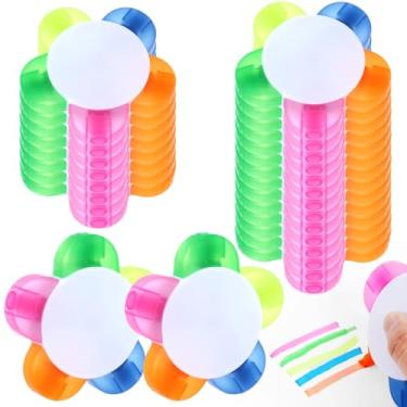 Imagem de Chewtoyo Marcadores em forma de flor fluorescentes, canetas coloridas, conjunto de pétalas para fluorescente 5 em 1, escritórios estéticos, marcação de bandas, cartões florais para casa, decoração