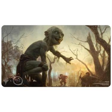 Imagem de Ultra PRO - The Lord of The Rings: Tales of Middle-Earth Playmat Featuring: Sméagol for Magic: The Gathering, Protect Cards During Gameplay, Use as Mousepad, & Desk Mat