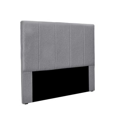 Imagem de Cabeceira Cama Box Queen 160 Cm Arizona Linho S04 Cor Cinza