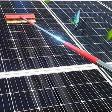 Imagem de Escova de limpeza de janela, conjunto de lavagem, extensão de limpeza, adequado para limpeza de painéis fotovoltaicos, janelas de caminhões, parede de vidro de janela, 7 metros, versão de bomba (3,5