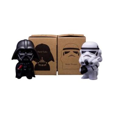 Imagem de Figuras De Ação Kawaii De 10cm De Star Wars Darth Vader E Storm Troope