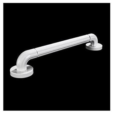 Imagem de LUOFDCLDDD Barra de apoio de segurança de aço inoxidável + abdômen, corrimãos antiderrapantes de segurança, barra de equilíbrio de chuveiro, suporte de segurança, adequado para banheiras, banheiros