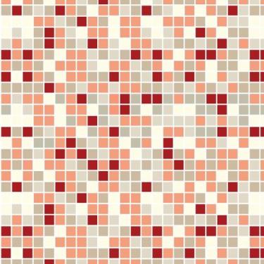 Imagem de Papel De Parede Pastilha Tons Avermelhados 3M - Artetik Digital