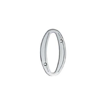 Imagem de Numero Residencial Cromado 13Cm 0 Uniao Mundial