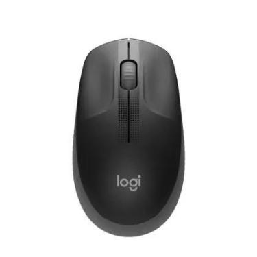 Imagem de Mouse Logitech M190 Sem Fio Preto Cinza