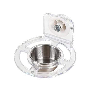 Imagem de RNXRZANK Alimentador Portátil para Gaiola de Pássaros, Recipiente para Alimentos, Acessórios para Gaiola para Periquitos E Agapornis, Estilo B