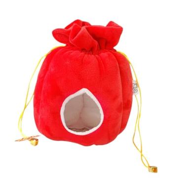 Imagem de Bothyi de inverno quente para hamster, porquinho-da-índia, acessórios para gaiola, portátil, macio e aconchegante para hamster e ratos, Médio