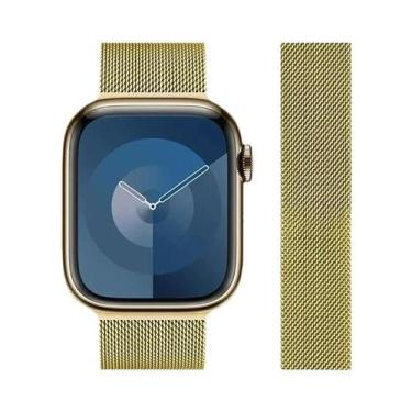 Imagem de Pulseira Magnética De Aço Inoxidável Compatível Com Apple Watch Modelo