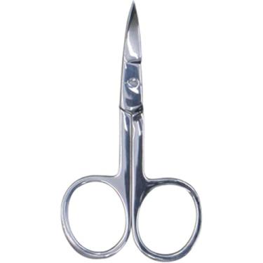 Imagem de Tesoura Profissional para Unhas e Cutículas, Aço Inoxidável Premium, Design Ergonômico, Lâminas Curvadas de Alta Precisão, para Uso Doméstico e Salão