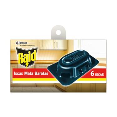 Imagem de Raid Inseticida Isca Mata Barata, 3 Meses de Proteção, 6 Unidades