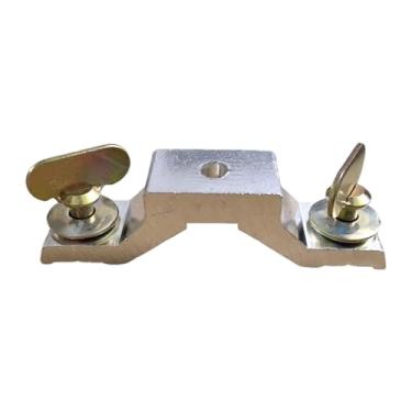 Imagem de menolana Suporte de conexão de ponte para Moving Head, profissional, robusto e com trava rápida, ideal para teatro, bar e shows, Alumínio Prateado, Espaçamento entre