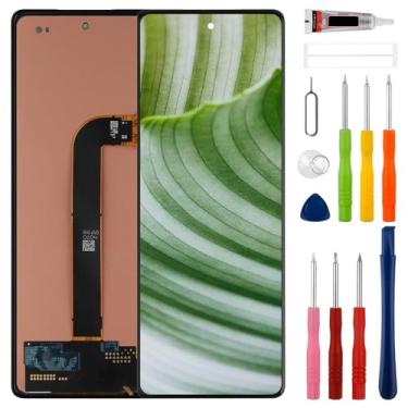 Imagem de SWARK Novo visor LCD TFT de 7,6 polegadas para Galaxy Z Fold 2 5G SM-F916B F916U F916W com kit de ferramentas de reparo atualizado - sem função de impressão digital