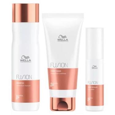 Imagem de Kit Wella Professionals Fusion Shampoo + Condicionador + Tratamento-Unissex