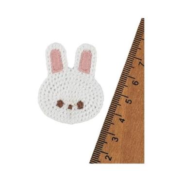 Imagem de Adesivos Bordados De Desenhos Animados Fofos 10 Peças Urso Coelho Gali