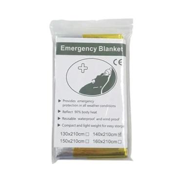 Imagem de Cobertor De Sobrevivência Térmico À Prova d'Água Para Emergências Ao A