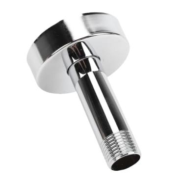 Imagem de Zerodis Braço de Chuveiro de Aço Inoxidável de 3 Polegadas, Polia Intermediária do Cortador de Grama, Tubo de Chuveiro Reto Montado Com Conexão de 1/2 Polegada 14 NPT Compatível Com Tubos de Padrão