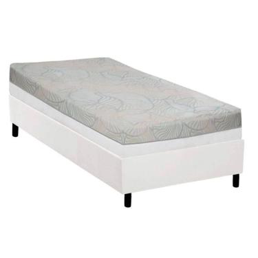Imagem de Colchão Solteiro D33 Castor Espuma Visco Gel Vitagel Space Double Face 88x188x24