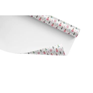 Imagem de Papel de Parede Infantil Decorativo com Príncipes e Princesas, Estilo Conto de Fadas, 2,80