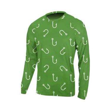 Imagem de Camisa De Pesca Masculina Leve De Secagem Rápida Com Proteção UV Respi