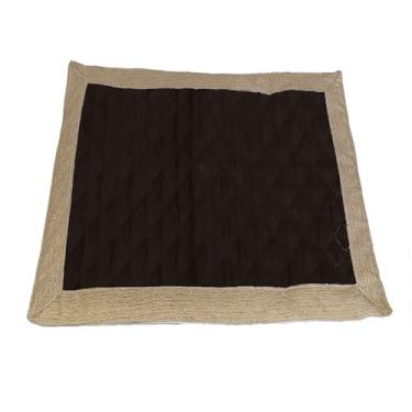 Imagem de Tapete Higiênico Impermeável para Pet, Grande, 70x100cm, Reutilizável, Lavável, Marrom Escuro, Microfibra, Base Impermeável