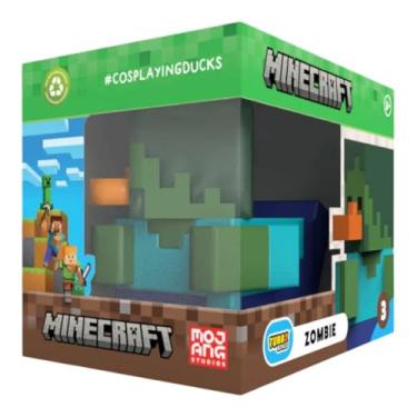 Imagem de TUBBZ Boxed Edition: Minecraft - Boneco de vinil de pato de borracha cosplay zumbi
