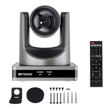 Imagem de Retekess Câmera Ptz TC202, Zoom Híbrido Para Sala De Conferência - Óptico 12X, Digital 16X, Sem Desfoque Após Zoom, Rastreamento Por Ia, Compatível Com Skype, Obs, Youtube, Conferências Em Igrejas