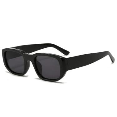 Imagem de Óculos de Sol UV400 - Cores Vibrantes, Pernas Largas, Estilo Punk, para Homens e Mulheres, Esportes ao Ar Livre, Corrida, Ciclismo, Preto