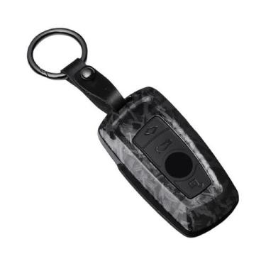 Imagem de Capa De Chave De Carro Estilo Fibra De Carbono Em ABS Para BMW Série 1