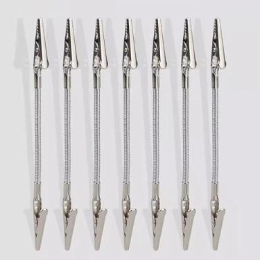 Imagem de Suporte de bobina de mosquito ajustável – pacote com 10 braçadeiras duplas dobráveis com mangueira flexível, também para incenso, notas, organização de mesa (18)