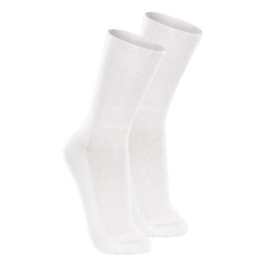 Imagem de Kit com 2 Pares de Meias Cano Longo Lupo 1540-002, Branco