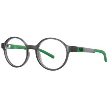Imagem de Armação de Óculos HB Polytech 0559 Teen - Cinza Onix e Verde 46-Unissex