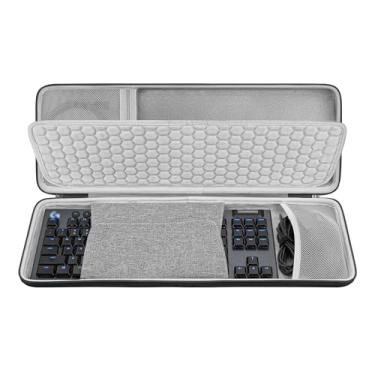 Imagem de GEEKRIA Geekria Tkl Teclado + Mouse Combo Case, Bolsa De Transporte De Viagem Rígida Para Tkl 80% Compacto 87 Teclas Teclado Mecânico Para Jogos De Computador, Compatível Com Logitech G915 Tkl + G50