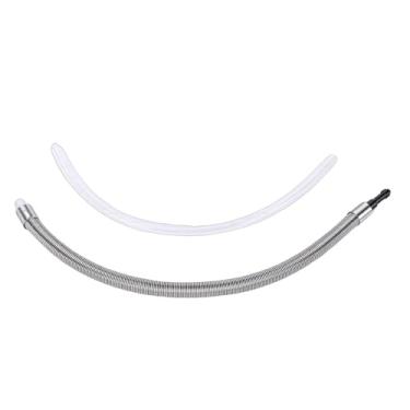 Imagem de Zerodis Substituição do Tubo de Leite para Máquina de café Em Aço Inoxidável Peças de Reposição para Máquinas de café Em Aço Inoxidável Especificamente Compatível Com WE8 E6 D6 Z8 Z6 Envolto Em (#1)