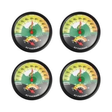 Imagem de Termômetro E Higrômetro Para Répteis E Lagartos Com Ventosa E Fita Ade