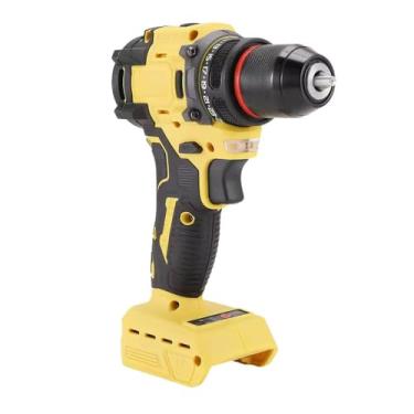 Imagem de Furadeira sem escova compatível com bateria Dewalt 20 V (sem bateria), 2 velocidades sem fio (0-450/1800 RPM), torque 25+1, mandril sem chave de 3/20.3 cm para reparo doméstico