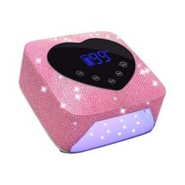 Imagem de Lâmpada UV LED Recarregável De 72W Sem Fio Com 30 LEDs Para Secagem De