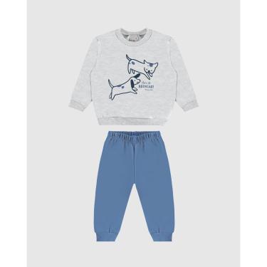 Imagem de Conjunto Moletom Flanelado Menino Malwee Kids Ref. 126171-Masculino