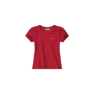 Imagem de Blusa Tradicional Infantil Menina Manga Curta Carinhoso 74040M-Feminino