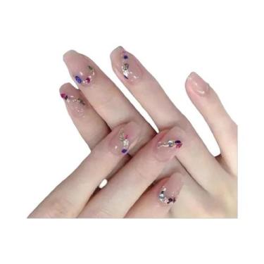 Imagem de Mini Strass Para Unhas 300/100 Peças, Cristais Acrílicos Com Base Plan