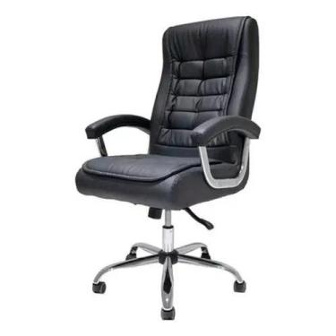 Imagem de Cadeira Presidente Monique Big Molas Ensacadas Luxo Clean Cor:Preto - 