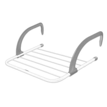 Imagem de Mini Varal Secador De Roupa Dobravel Janela Sacada Varanda Porta Banhe
