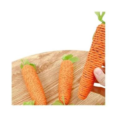 Imagem de Brinquedo Para Gatos Resistente a Mordidas, Bastão De Cenoura Sonoro P