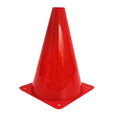 Imagem de Cone Plastico Convoy Sinalização Esportiva - Vermelho Único-Unissex