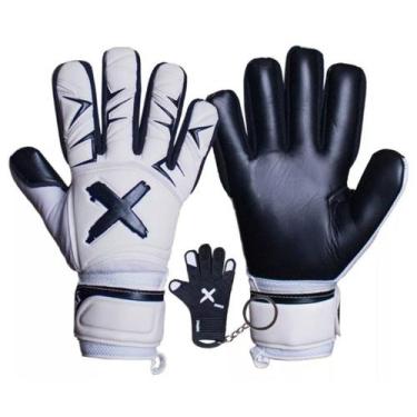 Imagem de Luva Goleiro Difai Spider Infantil -, Branco, Preto, 6