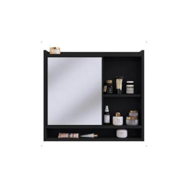 Imagem de Espelheira Armarinho Banheiro Armário Suspenso Prateleira - RPM Móveis