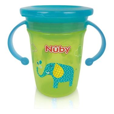 Imagem de Copo Transição Treinamento 360 Com Alça Antivazamento 240ml - Nuby, Ve