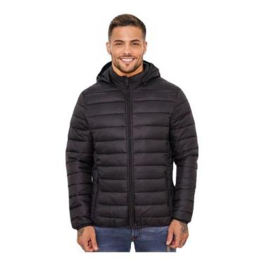 Imagem de Jaqueta Masculina Puffer Metalassê Bobojaco c/ Capuz Removível, P