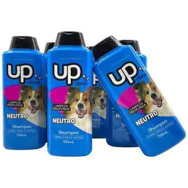 Imagem de 5x Shampoo Neutro Pet Cachorro E Gato Pelos Hidratados 750ml - Supri P
