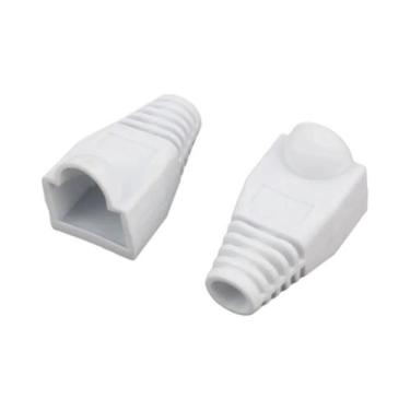 Imagem de Tampas De Conector RJ45 Multicoloridas Para Cabo Ethernet Cat5 Cat5e C
